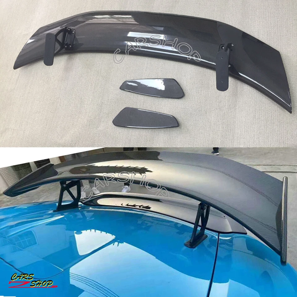 Alerón trasero de fibra de carbono estilo Boxster Cayman GT4 para Porsche 718 981 987 Foto 4 de 4