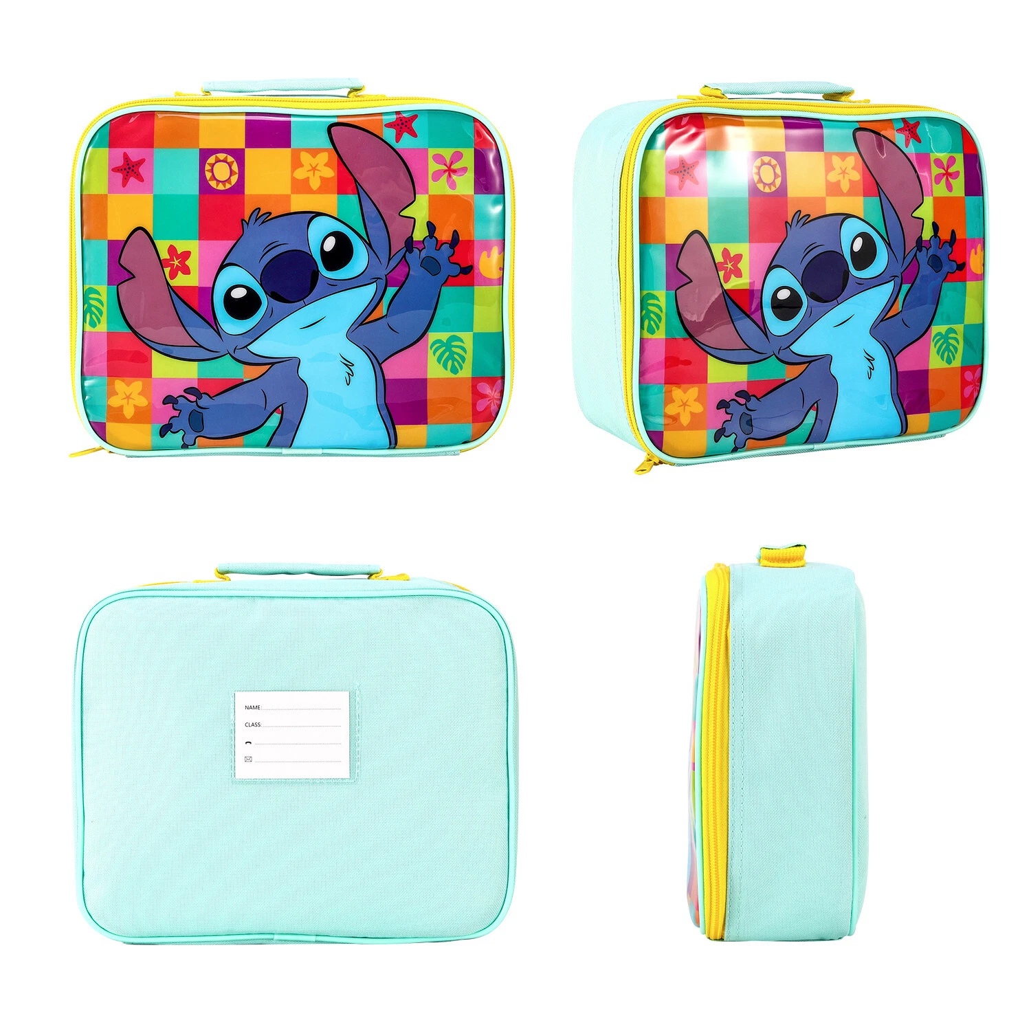 Disney Stitch Rectangular Insulated Lunch Bag for Kids