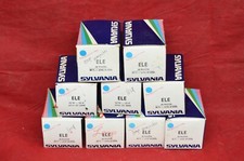 LOT- 9 ELE 80w 30v Photo Projection LIGHT BULB LAMP NOS Sylvania NEW Projector