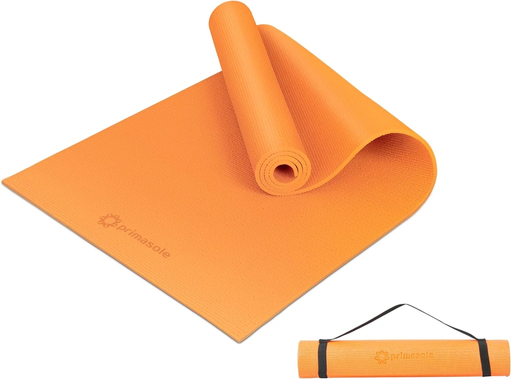 Non-Slip Yoga Mat with Carry Strap for Home Pilates & Fitness Workouts