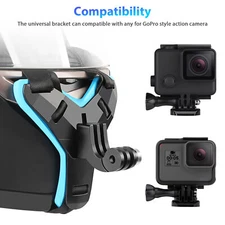 Motorcycle Helmet Front Chin Mount Holder Bracket For GoPro Hero 9 8 7 6 5 4 3