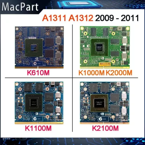 K610M K1000M K1100M K2000M K2100M K3000M K3100M K4000M Graphics Card for iMac