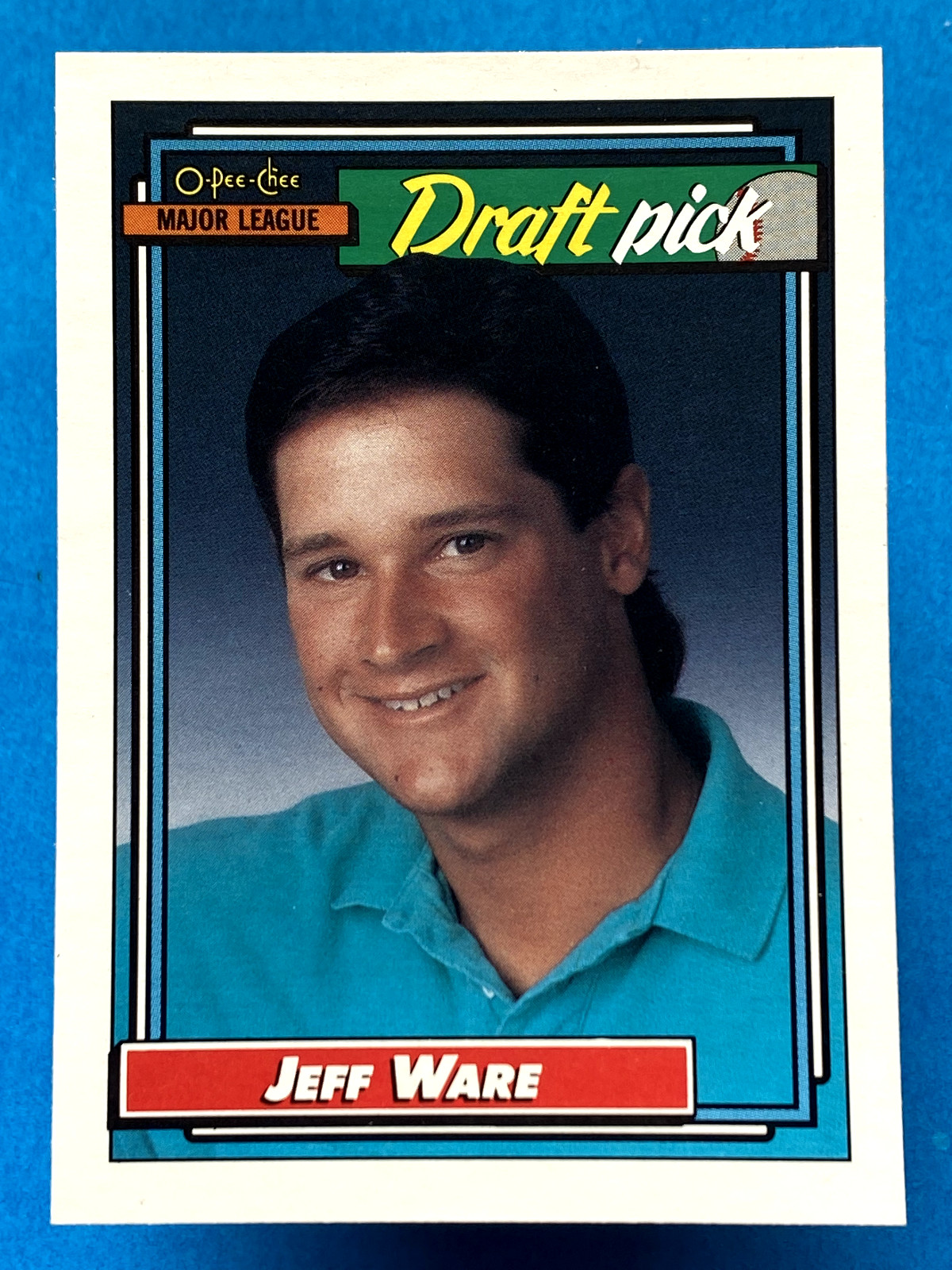Jeff Ware 1992 O-Pee-Chee #414 Toronto Blue Jays