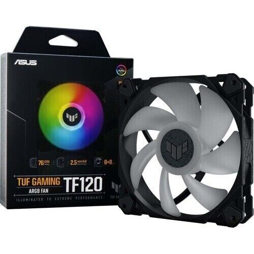 ASUS TUF Gaming TF120 ARGB Chassis Fan 3-Pin - Picture 1 of 8