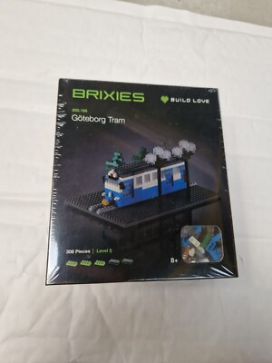 BRIXIES 3D BAUSTEINE 200.195 GÖTEBORG STRASSENBAHN BAUSATZ SET 308 TEILE NEU