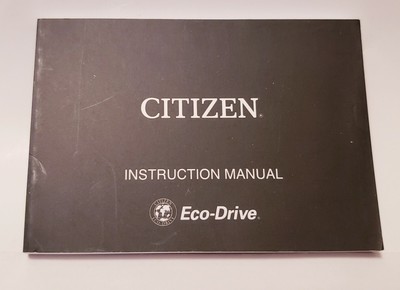 citizen eco drive watch setup