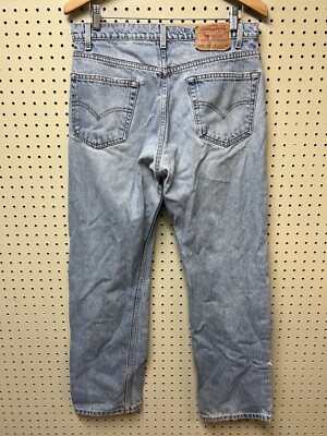 Vintage Levis Jeans Mens 32x30 Blue 505 Regular Fit Straight Leg