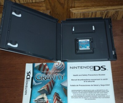 Professor Heinz Wolff's Gravity Nintendo DS 2009 COMPLETE! w/Manual & Insert