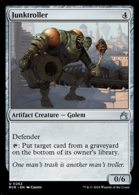 NM Junktroller, MTG, Ravnica Remastered, Magic the Gathering, 262