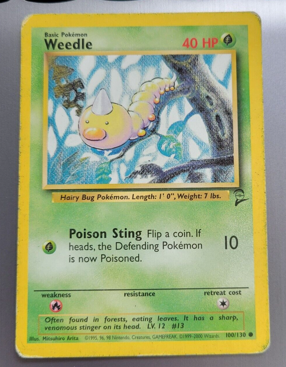 2000 Original Series Base Set 2 WEEDLE Mitsuhiro Arita Pokémon TCG