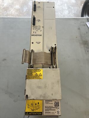 Siemens 6SN1123-1AB00-0CA3 SIMODRIVE 611 Power Module Ver. A With Milacron Card