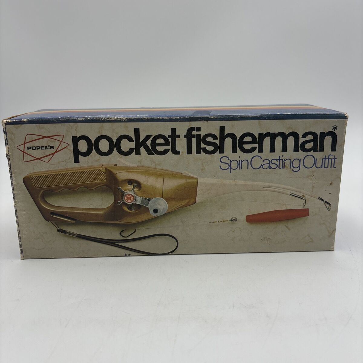 Vintage 1972 Popeil's Pocket Fisherman Spin Casting Outfit Vintage 1972 Popeil's Pocket Fisherman Spin Casting Outfit