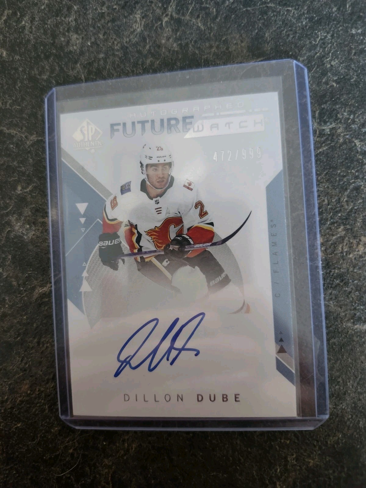 2018-19 SP Authentic Future Watch Auto 472/999 Dillon Dube Card# 194