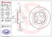 Brembo 2X Bremsscheibe Hinten Ø305 Mm Voll FüR Honda Civic X SchräGheck Fc_ FK
