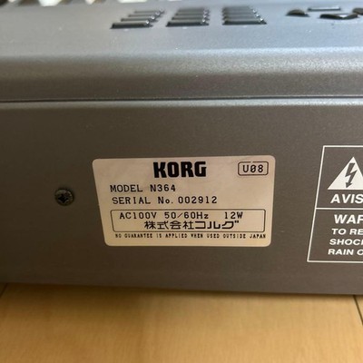 61 KEYS] KORG N364 Synthesizer Keyboard Music Workstation Japan | eBay