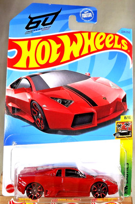 2023 Hot Wheels #224 HW Exotics 8/10 LAMBORGHINI REVENTON Burnt Red w/RedTrap5Sp