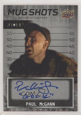 2021 Upper Deck Alien 3 Mug Shots Inscriptions Paul McGann #MS-PM Auto 12y5