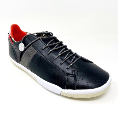 Plae Mulberry Black Red Full Grain Leather Men\'s Casual Sneakers Shoes Size 7 Plae Mulberry Black Sz 14 Men/ 15.5 Woman Leather Casual  main image 4