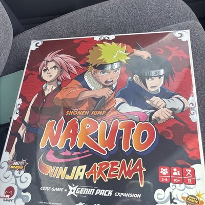 Naruto: Ninja Arena + Genin Pack Expansion - Board Game  NEW!