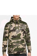 Nike Therma-FIT Men Khaki /Multi Camo Training Hoodie DD1757-247 Size Small