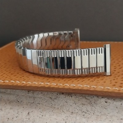 19mm 18mm 16mm Stainless Steel Expansion Duchess Unused 1950s Vintage Watch Band