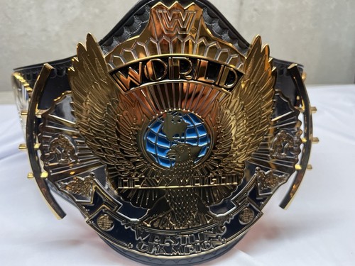WWE Official Authentic Replica Dual Plated Winged Eagle Title Belt WWE Shop - Picture 4 of 7