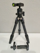 AOKA CMP163C Carbon Travel Tripod + KB20 Ball Head - Pre-owned 