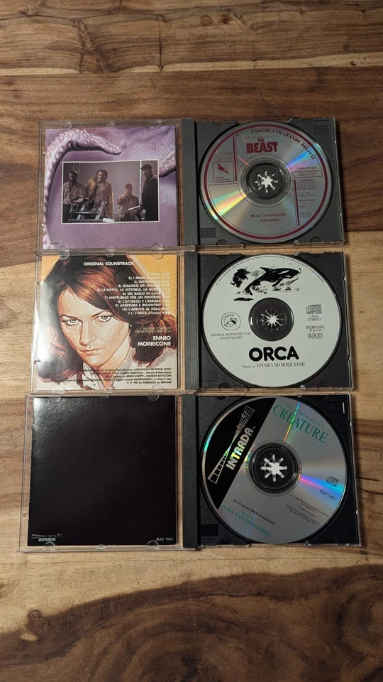 Tier-Horror SOUNDTRACK CDs - The Beast - Orca - Creature - Bild 4 von 4