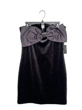 New Womens Express strapless dress in black size L