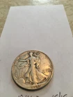1941 d walking liberty half dollar vf/xf