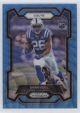 2023 Panini Prizm Rookies Blue Wave Prizm 21/199 Evan Hull #344 11nu