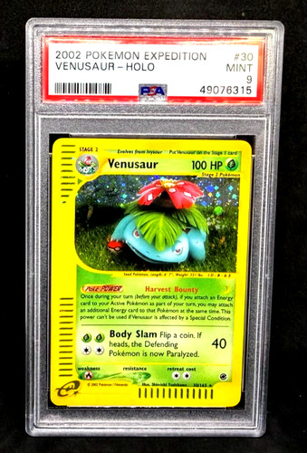 Venusaur graded PSA 9 for sale on eBay