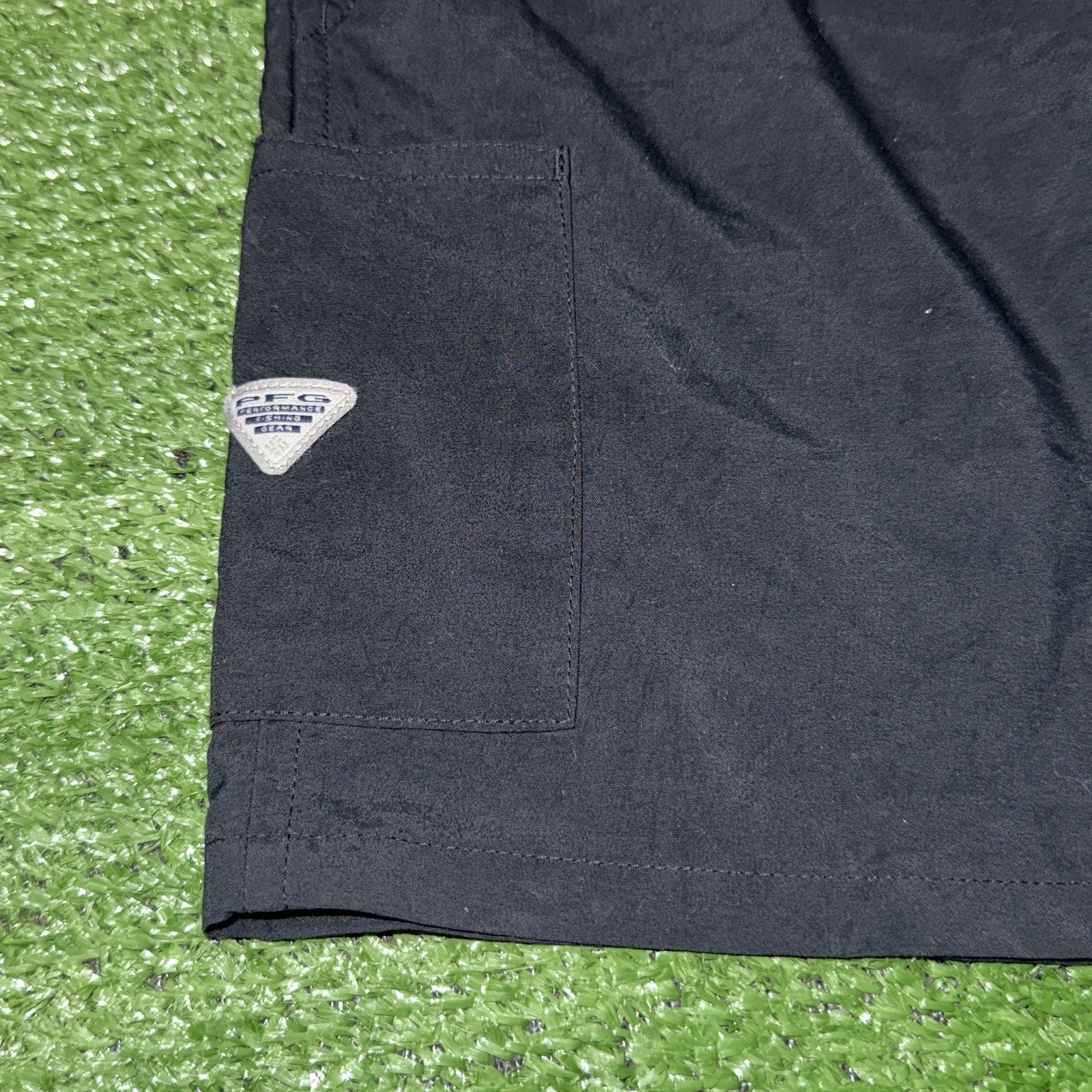 COLUMBIA PFG BOYS Swimwear/Shorts Trunks Black Sz M 10/12 image 2
