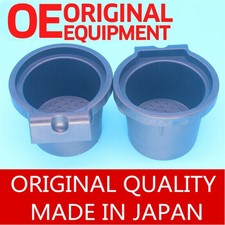 2 New Black Insert Liner Cup Holder Fit 2005-2019 Nissan Frontier Xterra Console