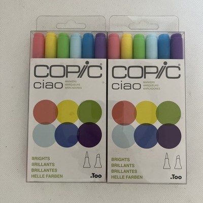 Copic Ciao Marker Pen Set - Brights Neu unbenutzt X2