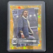 💎2025 TOPPS CHROME WWE GOLD ICE REFRACTOR /50 BROOKS JENSEN