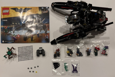 LEGO 70908 Batman Movie Scuttler Minifigure Build Instructions Assembled