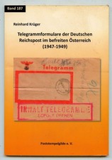 Formularios de telegrama del Deutsche Reichspost en Austria liberada