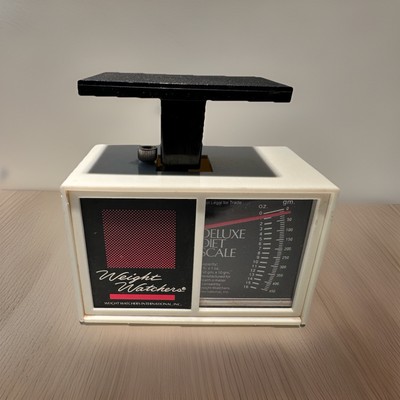 Vintage 1980s Weight Watchers Deluxe Food Scale Health O Meter | eBay