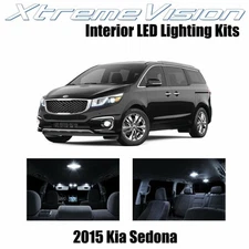 XtremeVision Interior LED for Kia Sedona 2015+ (9 PCS) Pure White
