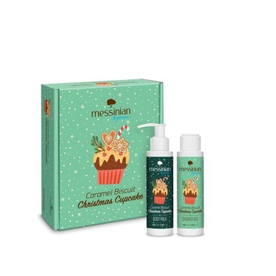 Messinian Spa Beautybox CHRISTMAS CUPCAKE  (2 x 100 ml)