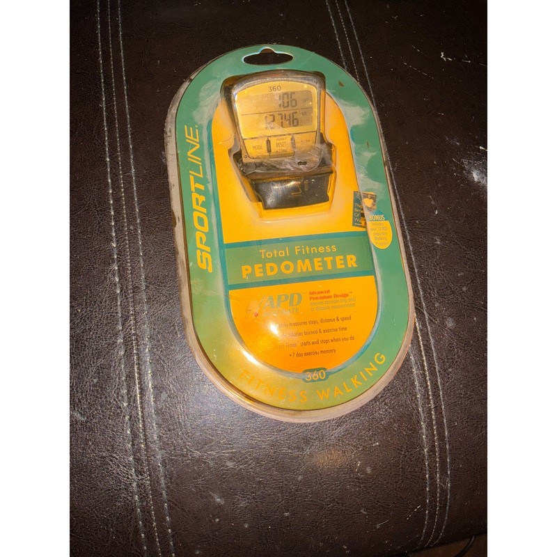Sportline 360 Total Fitness Pedometer APD New Sealed