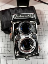 Yashica 635 Medium Format TLR Camera No Adapter Kit. Untested Sold As-Is
