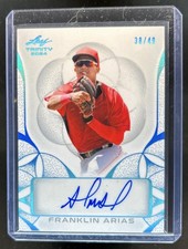 2024 Leaf Trinity Franklin Arias Auto Platinum #/49