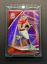 TRAVIS KELCE 2019 Spectra Neon Pink Hyper Prizm SSP /15