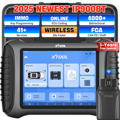 XTOOL IP900BT OBD2 Scanner Bidirectional Diagnostic Key Programming ECU Coding