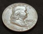 1963‑D Franklin Half Dollar • 90% Silver • Circulated Example • X31