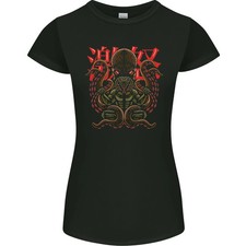 Camiseta Cobra and Octopus Snake Japón para mujer corte pequeño