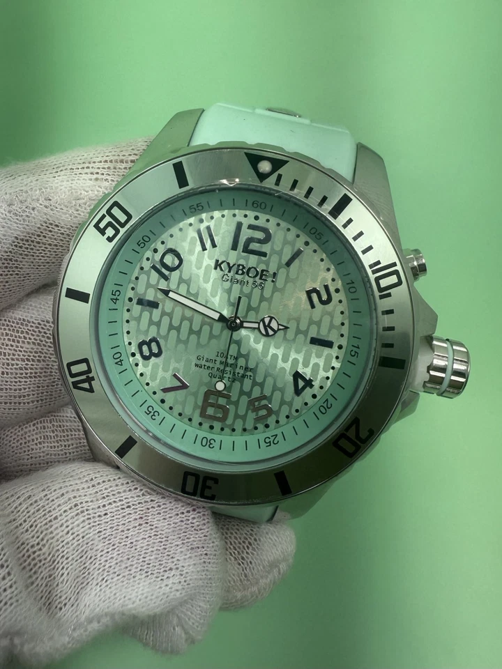 KYBOE! Giant Mariner 55mm Minty 10ATM Water Resistance Quartz Watch SC.55-003.15 - Image 2 of 4