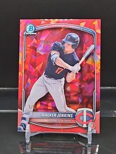 WALKER JENKINS 2025 BOWMAN  DRAFT RED Sapphire  TWINS /5
